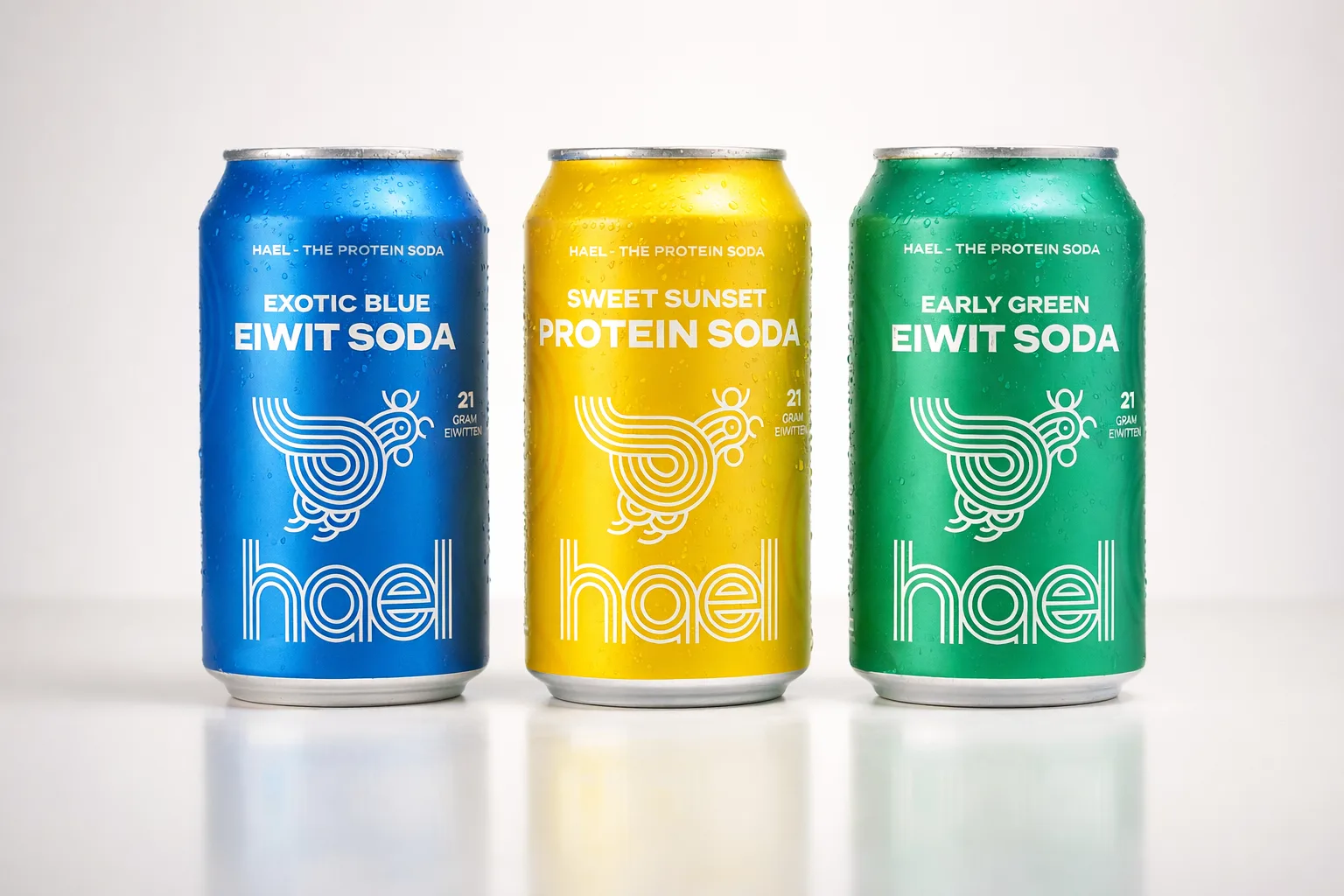 De identiteit van proteïnefrisdrank Hael